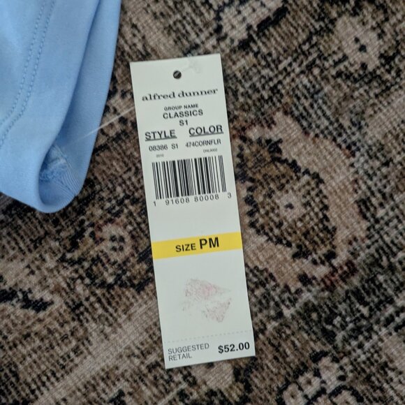 Alfred dunner embroidered Capri top set hummingbird pm - Picture 4 of 8